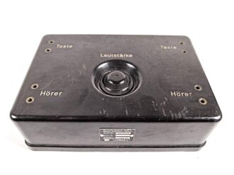 Morseübungsgerät MÜG3 Luftwaffe,   Ln 126061 .Originallack, Funktion nicht geprüft