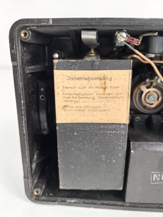 Morseübungsgerät MÜG3 Luftwaffe,   Ln 126061 .Originallack, Funktion nicht geprüft