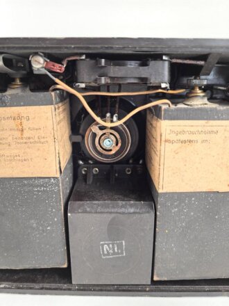 Morseübungsgerät MÜG3 Luftwaffe,   Ln 126061 .Originallack, Funktion nicht geprüft
