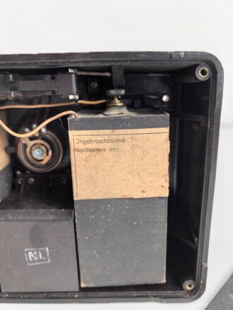Morseübungsgerät MÜG3 Luftwaffe,   Ln 126061 .Originallack, Funktion nicht geprüft