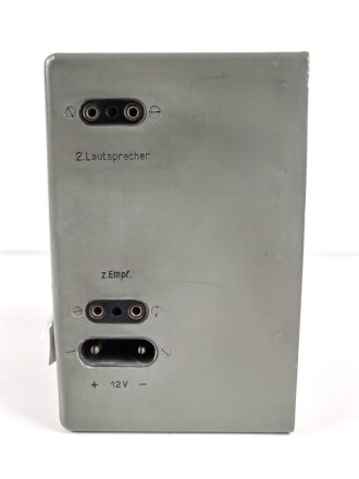 Lautsprechergerät " LSG ( Fu) b " datiert 1940.  Originallack, Funktion nicht geprüft. Verwendet in der Fu 16 Fahrzeug Funkanlage