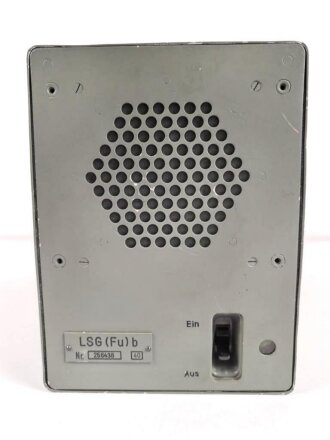 Lautsprechergerät " LSG ( Fu) b " datiert...
