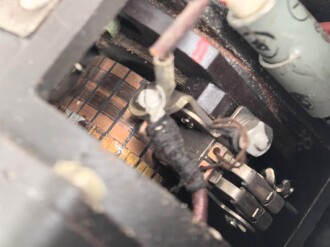 Einankerumformer Umformersatz E.U.a2 datiert 1942, Für Stromversorgung in Wehrmacht Panzerfahrzeugen ( Fu 5 radio sets mit Ukw.E.e ) Originallack, Funktion nicht geprüft