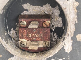 Einankerumformer Umformersatz E.U.a2 datiert 1942, Für Stromversorgung in Wehrmacht Panzerfahrzeugen ( Fu 5 radio sets mit Ukw.E.e ) Originallack, Funktion nicht geprüft