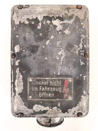 Einankerumformer Umformersatz E.U.a2 datiert 1942, Für Stromversorgung in Wehrmacht Panzerfahrzeugen ( Fu 5 radio sets mit Ukw.E.e ) Originallack, Funktion nicht geprüft