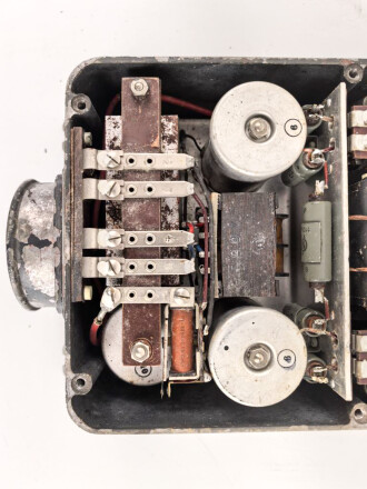 Einankerumformer Umformersatz E.U.a2 datiert 1942, Für Stromversorgung in Wehrmacht Panzerfahrzeugen ( Fu 5 radio sets mit Ukw.E.e ) Originallack, Funktion nicht geprüft