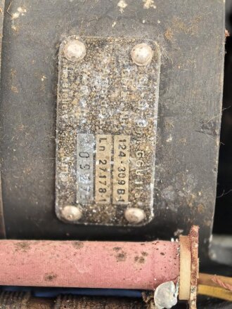 Luftwaffe Umformer U11a , Ln 28668 für EZ6. Ungereinigt, Funktion nicht geprüft