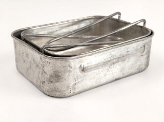 Großbritannien ?, zweiteiliges Kochgeschirr, Eisen verzinnt, nicht gestempelt