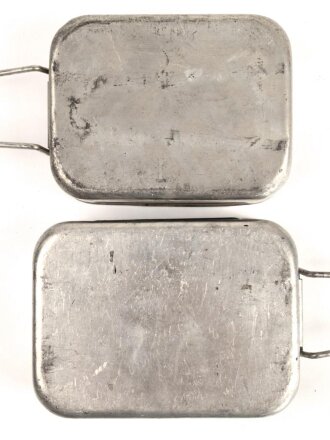 Großbritannien ?, zweiteiliges Kochgeschirr, Eisen verzinnt, nicht gestempelt