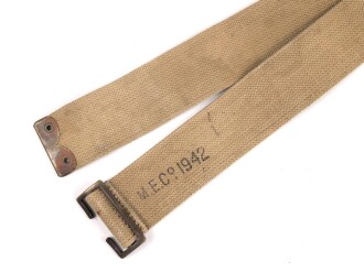 British 1942 dated web strap, 50mm high, total lengh 92cm