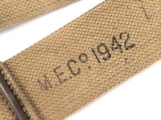 British 1942 dated web strap, 50mm high, total lengh 92cm