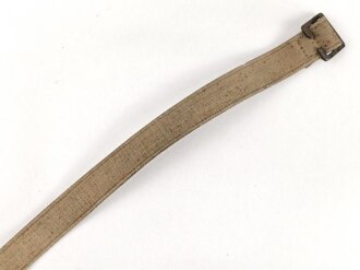 British 1940 dated canvas strap, 25mm high, total lengh 78cm