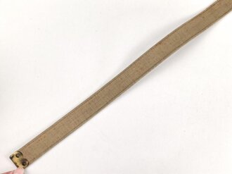 British 1940 dated canvas strap, 25mm high, total lengh 78cm