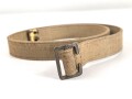 British 1940 dated canvas strap, 25mm high, total lengh 78cm