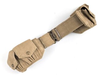 British 1952 dated belt with ammunition pouches, very...