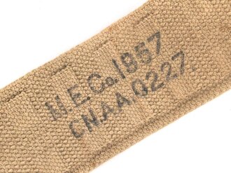 British 1952 dated belt with ammunition pouches, very good condition