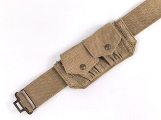 British 1952 dated belt with ammunition pouches, very good condition
