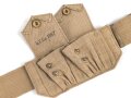 British 1952 dated belt with ammunition pouches, very good condition
