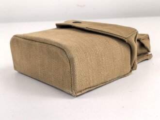 British 1931 dated Binocular case with attched compass...