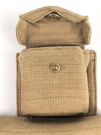 British 1931 dated Binocular case with attched compass pouch. Very good condition