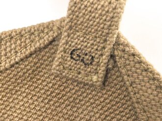British , 1941 dated web strap with attached pouch, total lengh 155cm