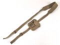 British , 1941 dated web strap with attached pouch, total lengh 155cm
