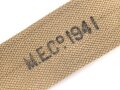 British , 1941 dated web strap with attached pouch, total lengh 155cm