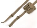 British , 1941 dated web strap with attached pouch, total lengh 155cm
