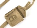British , 1941 dated web strap with attached pouch, total lengh 155cm