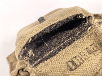 British , most likely WWII compass pouch