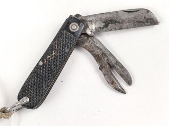 British military pocket knife, 1943 dated, uncleaned