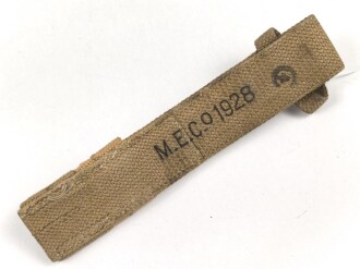 British Pattern 1925 bayonet frog, dated 1928