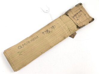 Australien, Webbing bayonet frog, dated 1943