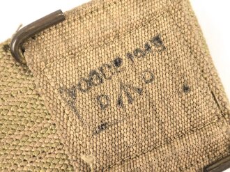 Australien, Webbing bayonet frog, dated 1943