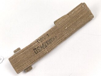 British Pattern 1937 bayonet frog, dated 1943