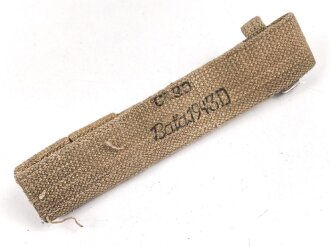 British Pattern 1937 bayonet frog, dated 1943