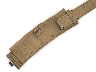 British 1926 manufactured US Style M1910 cartridge belt. Export ? Unused