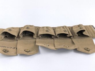 British 1926 manufactured US Style M1910 cartridge belt. Export ? Unused