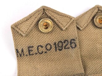 British 1926 manufactured US Style M1910 cartridge belt. Export ? Unused