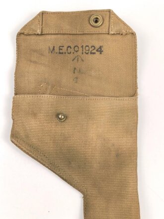 British Naval Pattern 1919 Pistol holster, dated 1924. Good condition