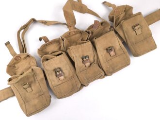 British Pattern 37 ammo pouch set. Most likely Italian after WWII with some original British parts.