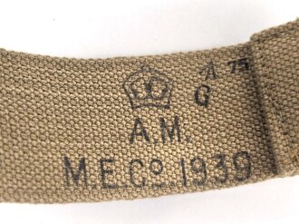 British Royal Air Force belt, dated 1939