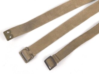British Pattern 1937 equipment strap, set of two, 29 and 77cm