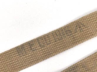 British Pattern 1937 equipment strap, set of two, 29 and 77cm