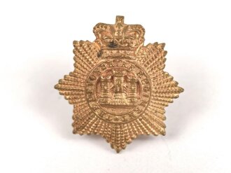 British  Devonshire Regiment Brass collar badge