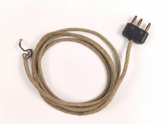 Dreipoliger Stecker Wehrmacht mit langem Kabel, für...