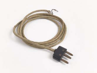 Dreipoliger Stecker Wehrmacht mit langem Kabel, für...