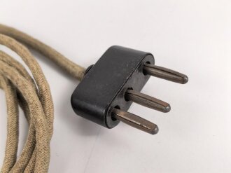 Dreipoliger Stecker Wehrmacht mit langem Kabel, für...