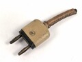 Zweipoliger Stecker Wehrmacht, sandfarbener Originallack