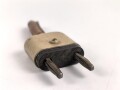 Zweipoliger Stecker Wehrmacht, sandfarbener Originallack